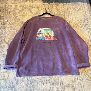 Vintage Santa Cruz Purple Crewneck Sweatshirt
